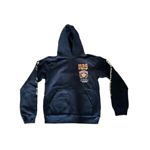 NAS X New York Knicks Madison Square Garden Nasir Jones Black Hoodie Men's